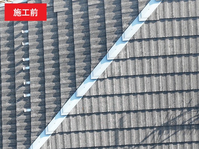 屋根葺き替え工事を検討しているお客様　現調時の屋根