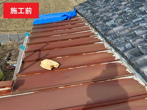 トタン屋根の葺き替え工事