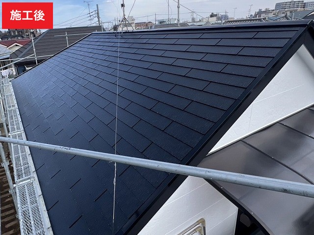 屋根塗装後