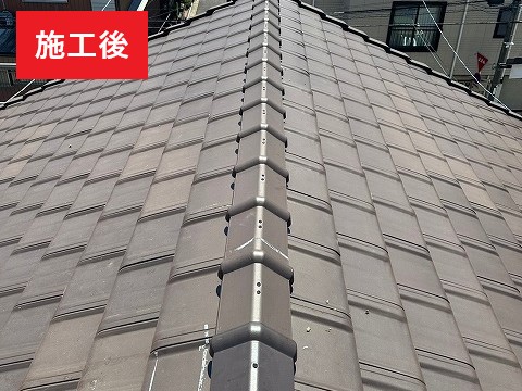 屋根が壊れている…突風被害で棟が飛んだ