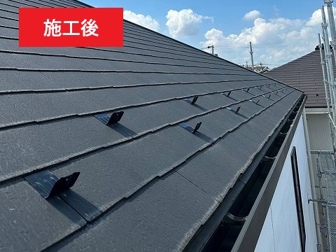 後付けの雪止設置工事を実施