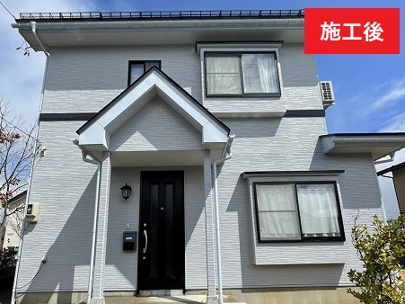 外壁塗装　築25年で初めてのメンテナンス