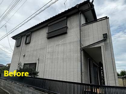外壁塗装　外壁リフォームのbefore⇒Afterをご紹介
