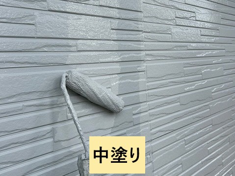 中塗り作業