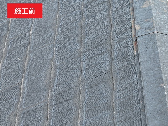 屋根塗装　アパート　施工前