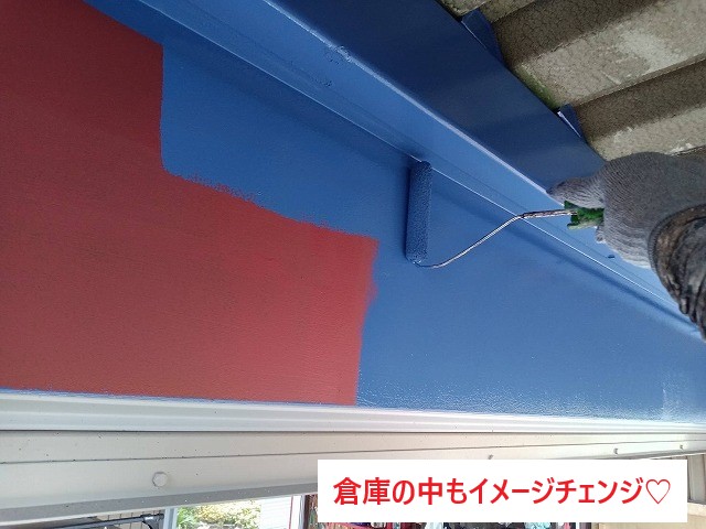 折板屋根のメンテナンス　塗装で回復！