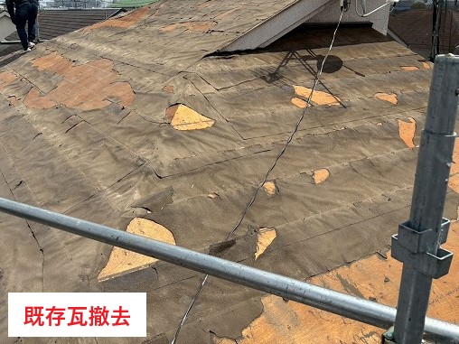 屋根リフォーム　葺き替え工事を実施しました♪