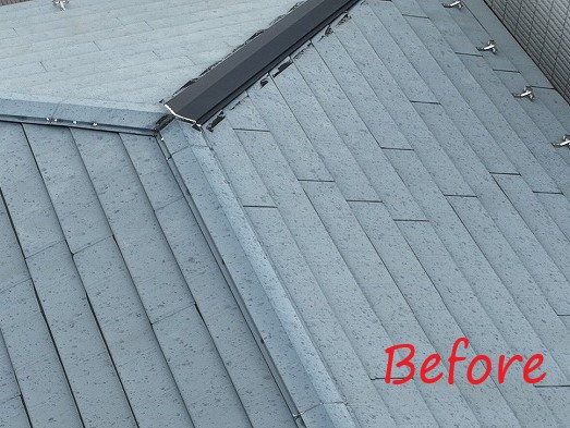 屋根カバー工法を実施（重ね葺き）