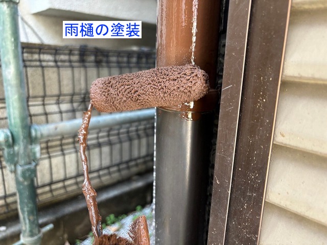 雨樋の塗装