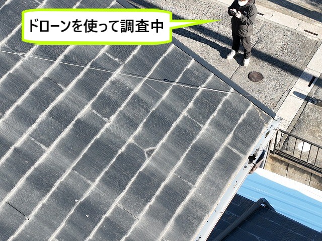 ドローンで調査