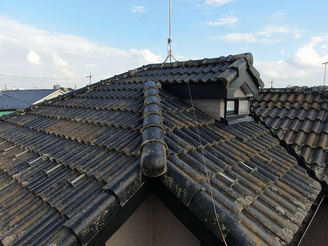 屋根塗り替え工事施工前