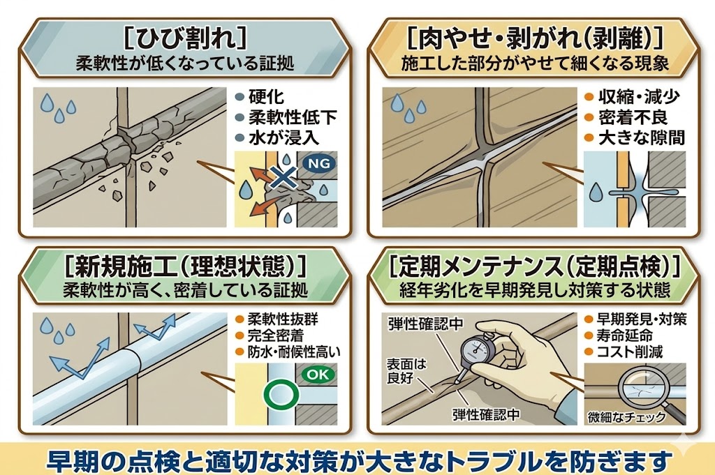 コーキングの補修をして雨漏り対策をしましょう！