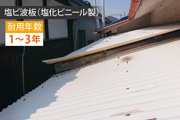 ベランダ屋根交換　波板と平板の特徴紹介